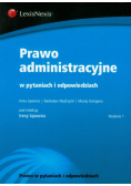 Prawo administracyjne w pytaniach i odpowiedziach