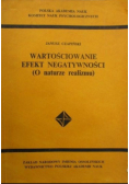 Wartościowanie efekt negatywności