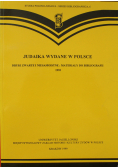 Judaika wydane w Polsce Druki zwarte i niesamoistne Materiały do bibliografii 1993