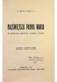 Najświętsza Panna Marja 1934 r.