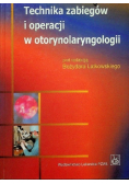 Technika zabiegów i operacji w otorynolaryngologii
