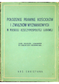 Położenie prawne kościołów i związków wyznaniowych w Polskiej Rzeczypospolitej Ludowej