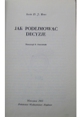 Jak podejmować decyzje