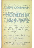Kamieńska notatnik 1965 1972