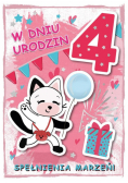 Karnet Urodziny 4