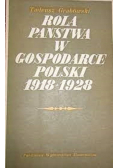 Rola państwa w gospodarce Polski 1918 1928