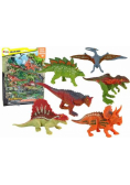 Zestaw figurki dinozaury kolorowe 6 szt