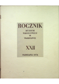 Rocznik Muzeum Narodowego w Warszawie XXII
