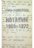 Notatnik 1965 1972