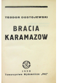 Bracia Karamazow Tom V i VI 1928 r.