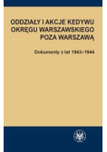 Oddziały i akcje Kedywu Okręgu Warszawskiego poza Warszawą