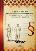 Ustawodawstwo rzymskie w sprawach karnych