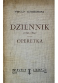 Dziennik 1961 - 1966 Operetka