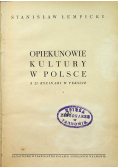 Opiekunowie kultury 1938 r.