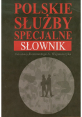 Polskie służby specjalne Słownik