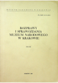 Rozprawy i sprawozdania Muzeum Narodowego w Krakowie tom XII