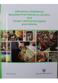 Report on the activity of the ombudsman for children for 2015