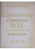 Wspomnienia z powstania 1831 i pierwszych lat emigracji