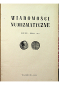 Wiadomości numizmatyczne 4 tomy