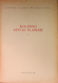 Roczniki sztuki śląskiej V