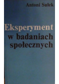 Eksperyment w badaniach społecznych