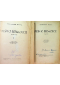Pieśń o Bernadecie, Tom I i II 1948 r.