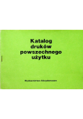 Katalog druków powszechnego użytku