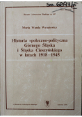 Historia społeczno polityczna Górnego Śląska
