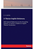 A Tibetan English Dictionary