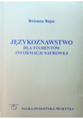 Językoznawstwo dla studentów informacji naukowej