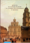 Konkurs na Katedrę Filozofii w Uniwersytecie Wileńskim w 1820 roku