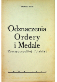 Odznaczenia Ordery i Medale Rzeczypospolitej Polskiej 1935 r