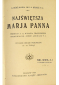 Najświętsza Marja Panna 1934 r.