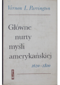 Główne nurty myśli amerykańskiej