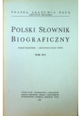Polski Słownik Biograficzny XVI
