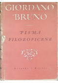 Bruno Pisma filozoficzne