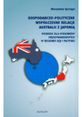 Gospodarczo polityczne współczesne relacje Australii z Japonią
