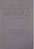 Kronika życia i twórczości Mickiewicza. Lata 1798-1824