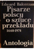 Pisarze polscy o sztuce przekładu 1440 1974