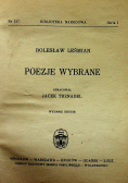Leśmian Poezje wybrane