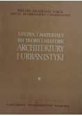 Studia i Materiały do teorii i historii architektury i urbanistyki III