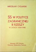 SS W Polityce Zagranicznej III Rzeszy w latach 1934  1945 r
