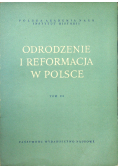 Odrodzenie i reformacja w Polsce Tom III