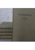 Dembowski Pisma tom od 1 do 5