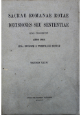 Sacrae Romanae Rotae Decisiones seu sententiae tom XXXVI 1944 r.