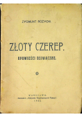 Złoty czerep opowieści dziwaczne 1925 r. + AUTOGRAF Różycki