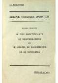 Synopsis theologiae dogmaticae tomus tertius