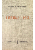 Karnawał i post