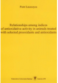 Relationships among indices of antioxidative activity in animals treated with selected prooxidants and antioxidants