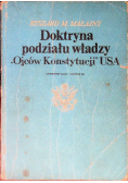 Doktryna podziału władzy "Ojców Konstytucji" USA
